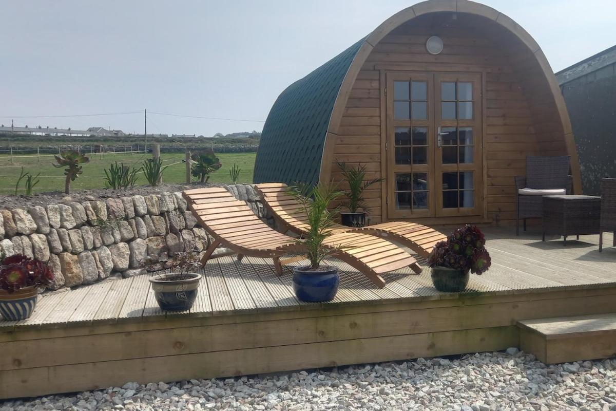 Cape Cornwall Pod With Vast Sea Views St. Just Exterior photo
